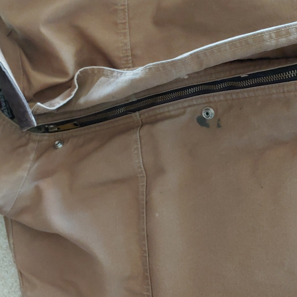 Bulwark Flame Resistant Brown Duck Bomber Jacket Size XL - Picture 12 of 14
